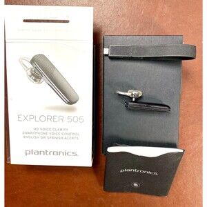 Plantronics Explorer 505 Black Bluetooth Headset - Gently Used